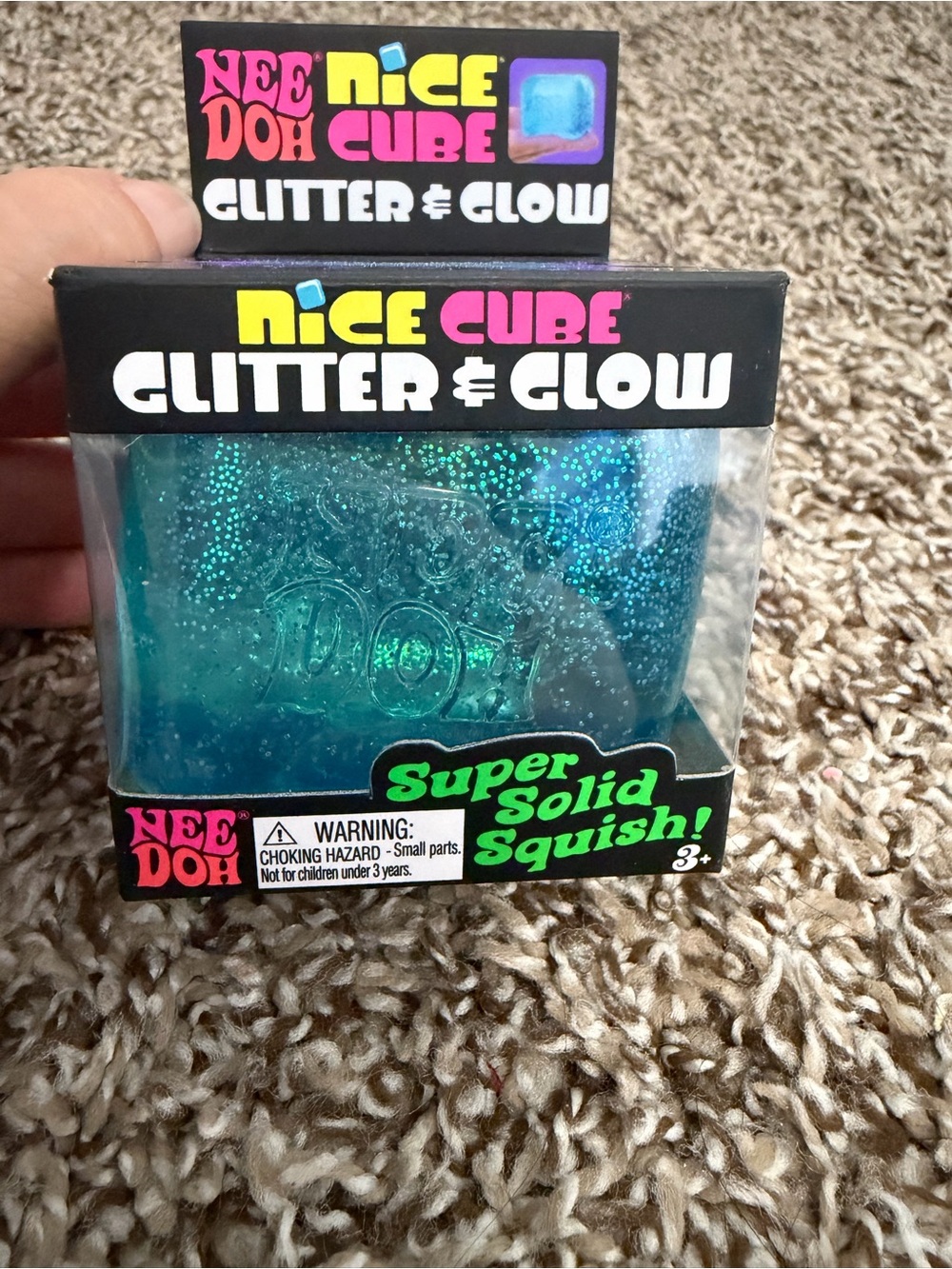 New blue glitter needoh nice cube